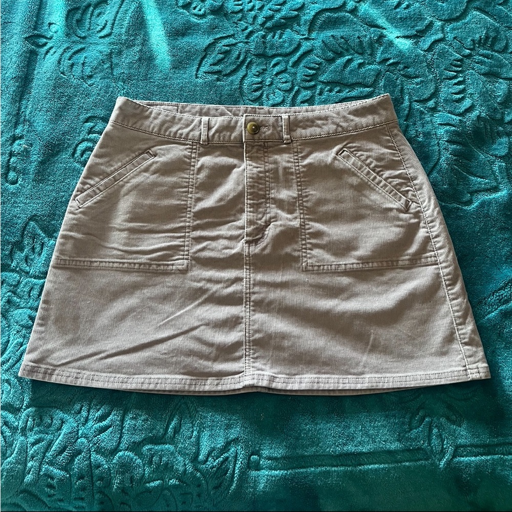 American Eagle Purple Corduroy Skirt
